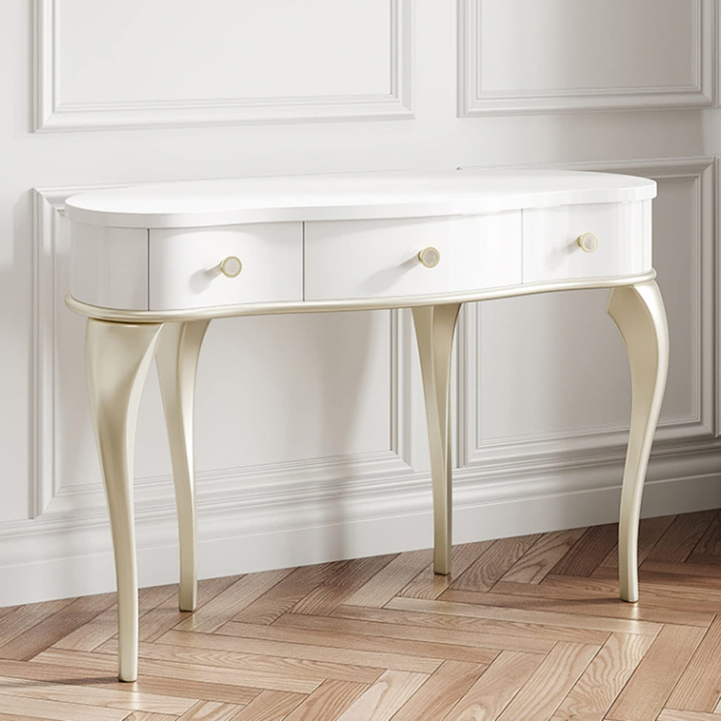 Wooden Makeup Vanity Dresser with Storage Drawers for Bedroom