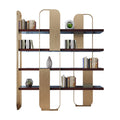 Modern Multi-Layer Bookshelf with Storage for Living Room Display
