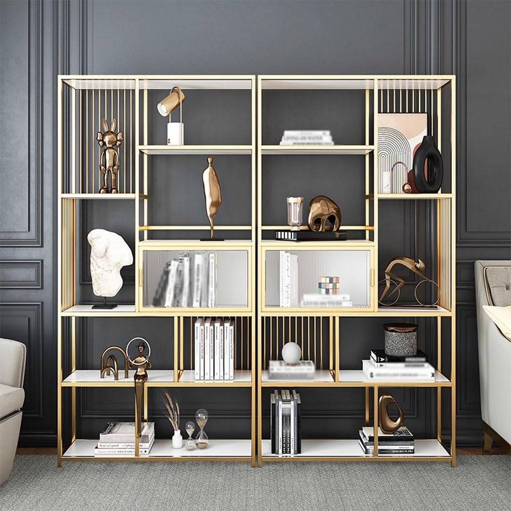 Modern Multi-Layer Floor Bookshelf for Home Display Storage