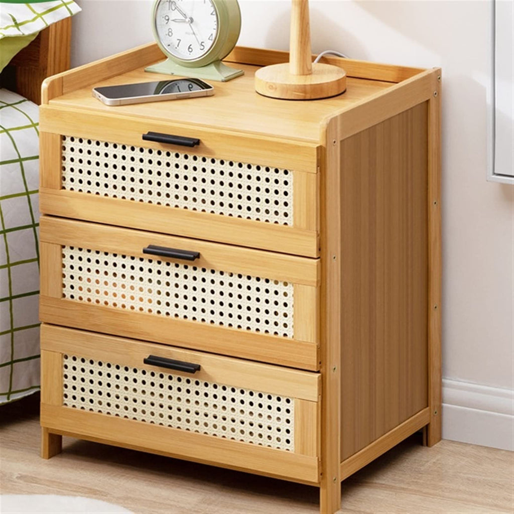 Bedside Table with Drawer Storage for Bedroom