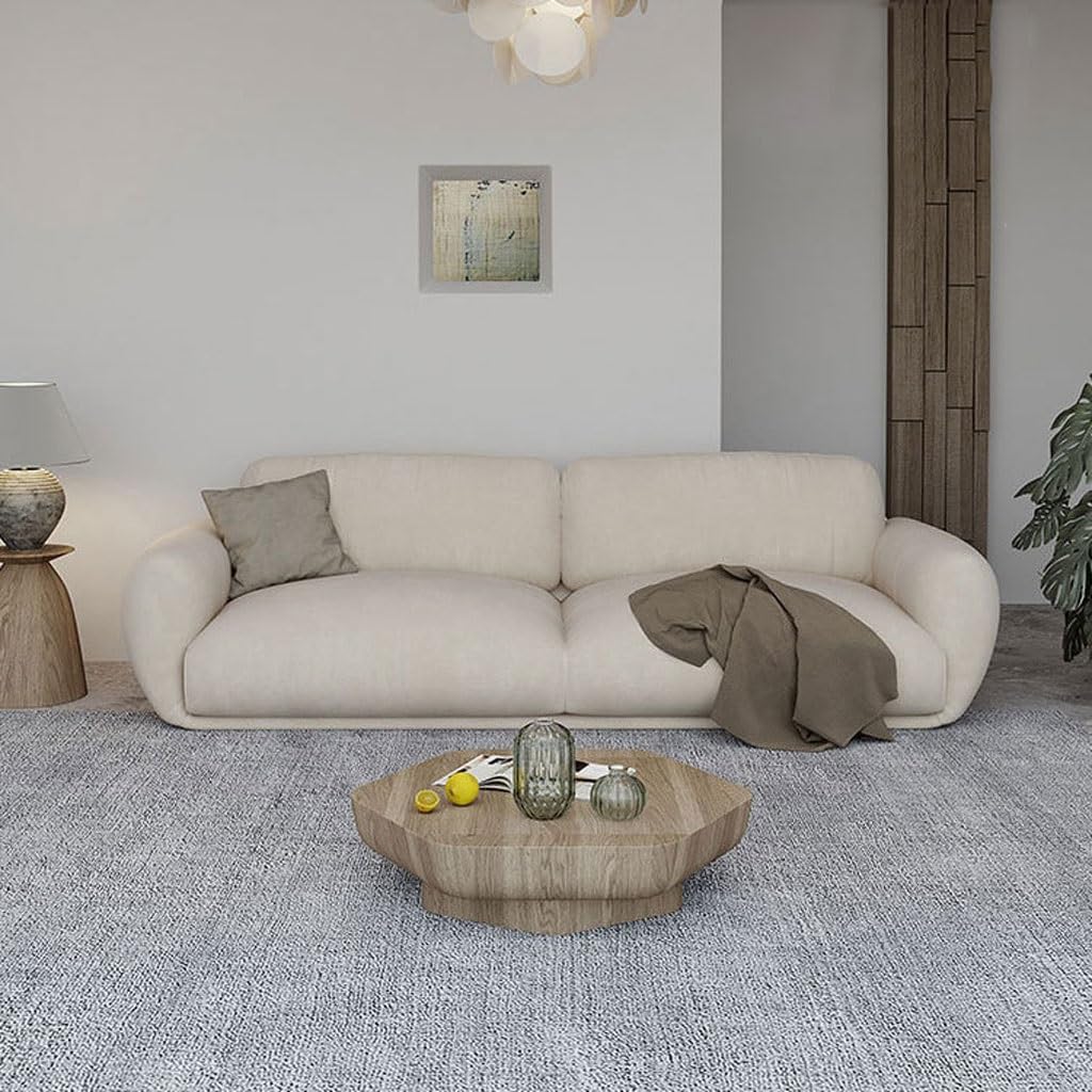 Modern Cream Sofa Chair for Small Apartment Living Room