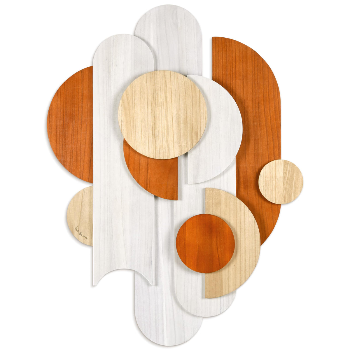 Handmade Solid Wood Abstract Wall Art for Living