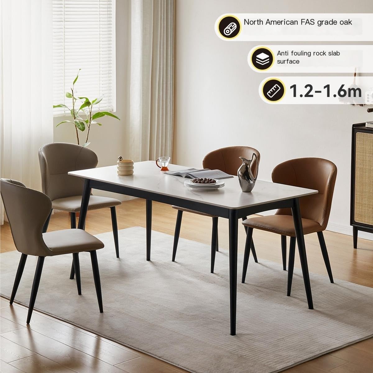Solid Wood Dining Table for Home and Restaurant Use