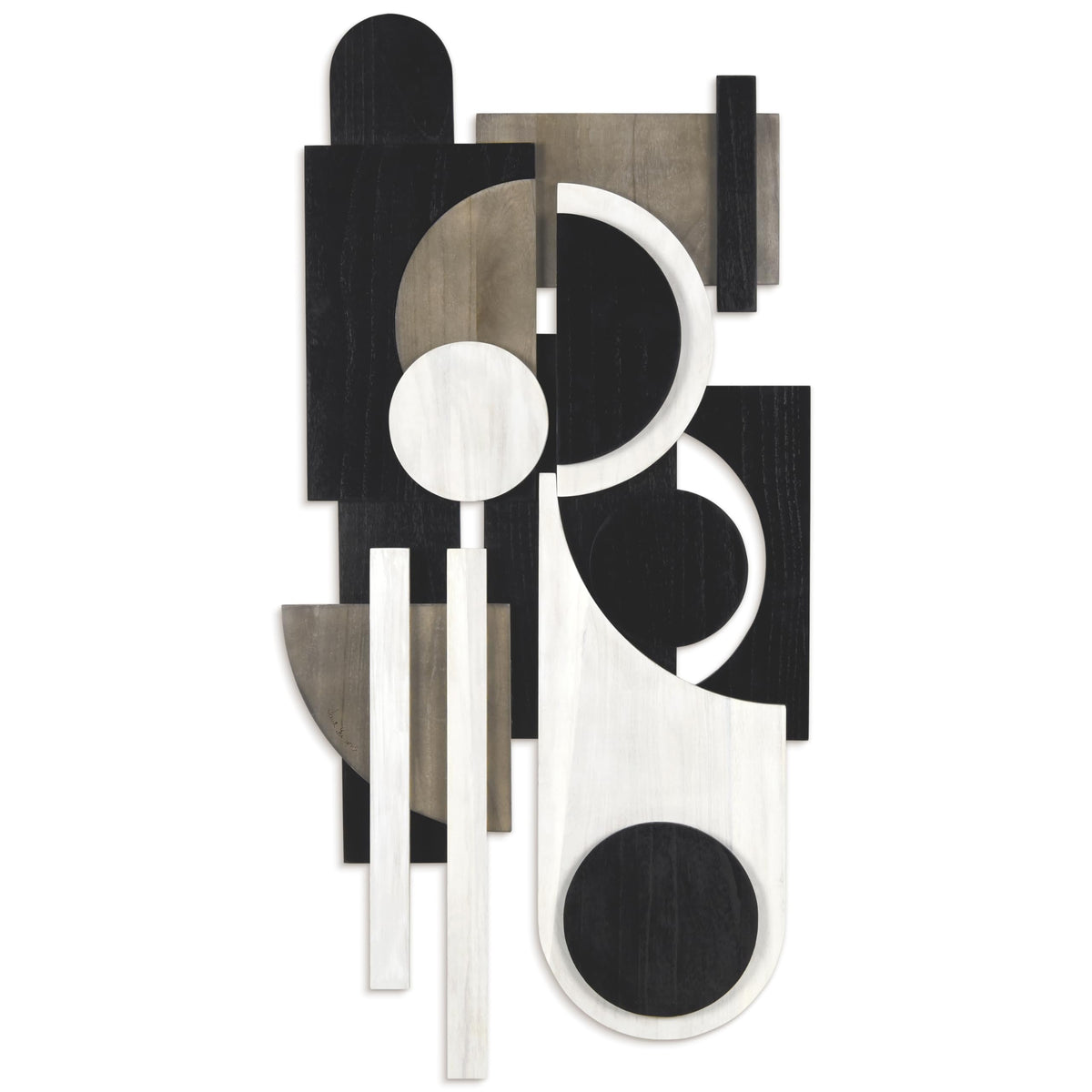 Handmade Solid Wood Abstract Wall Art for Living