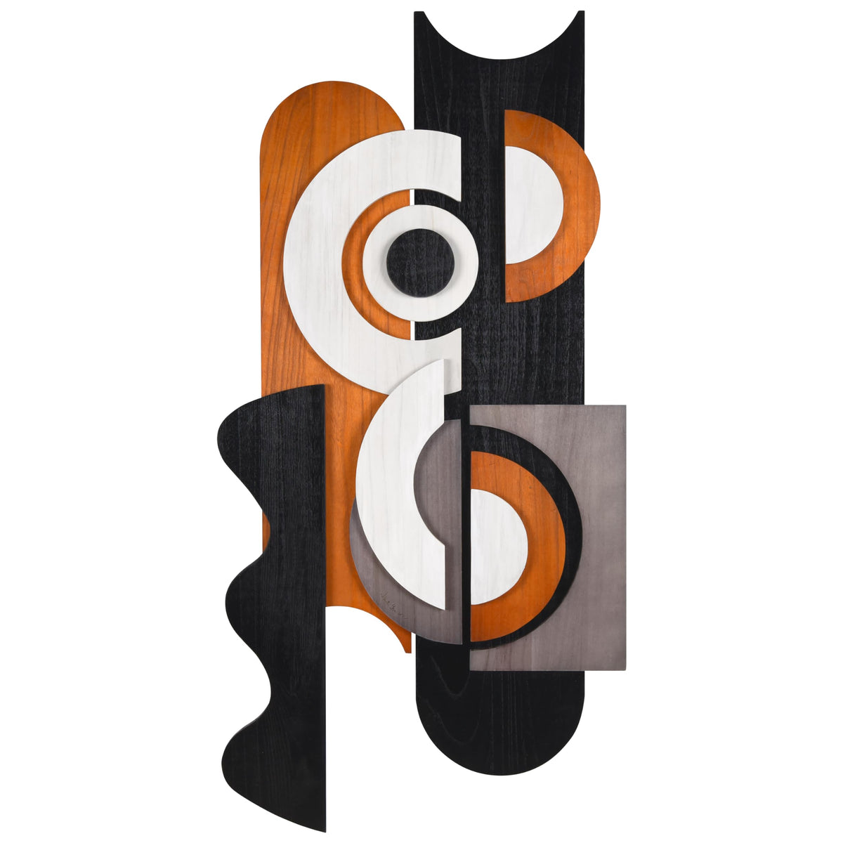 Handmade Solid Wood Abstract Wall Art for Living
