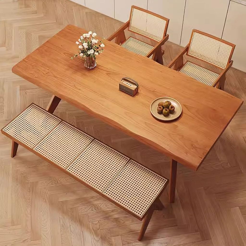 Nordic Solid Wood Dining Table for Home Office and Kitchen
