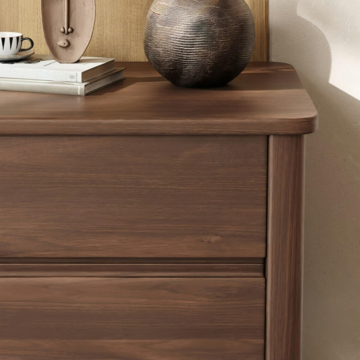 2 Drawer Nightstand with Storage for Bedroom Organization