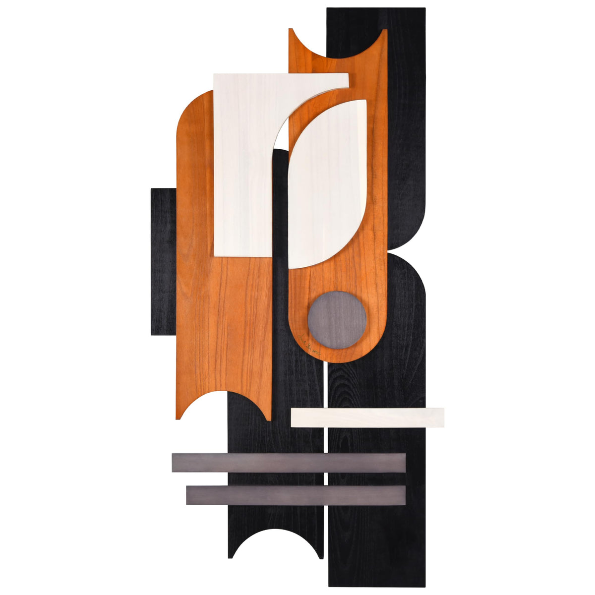 Handmade Solid Wood Abstract Wall Art for Living