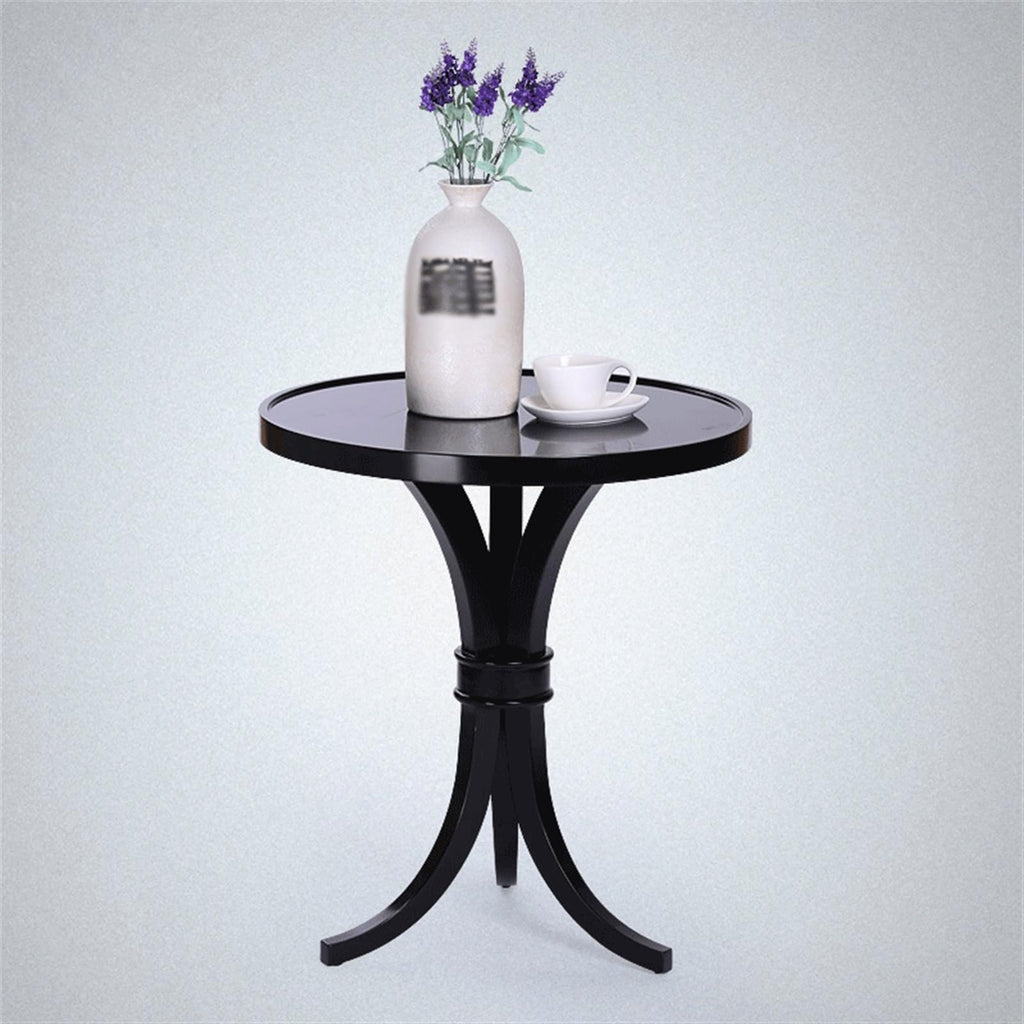 Wooden Round Side Table for Living Room and Bedroom