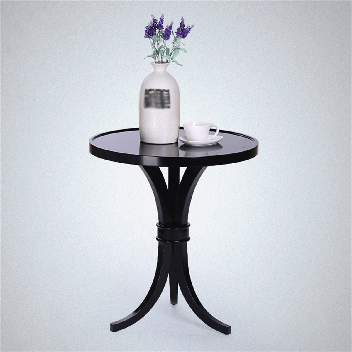 Wooden Round Side Table for Living Room and Bedroom