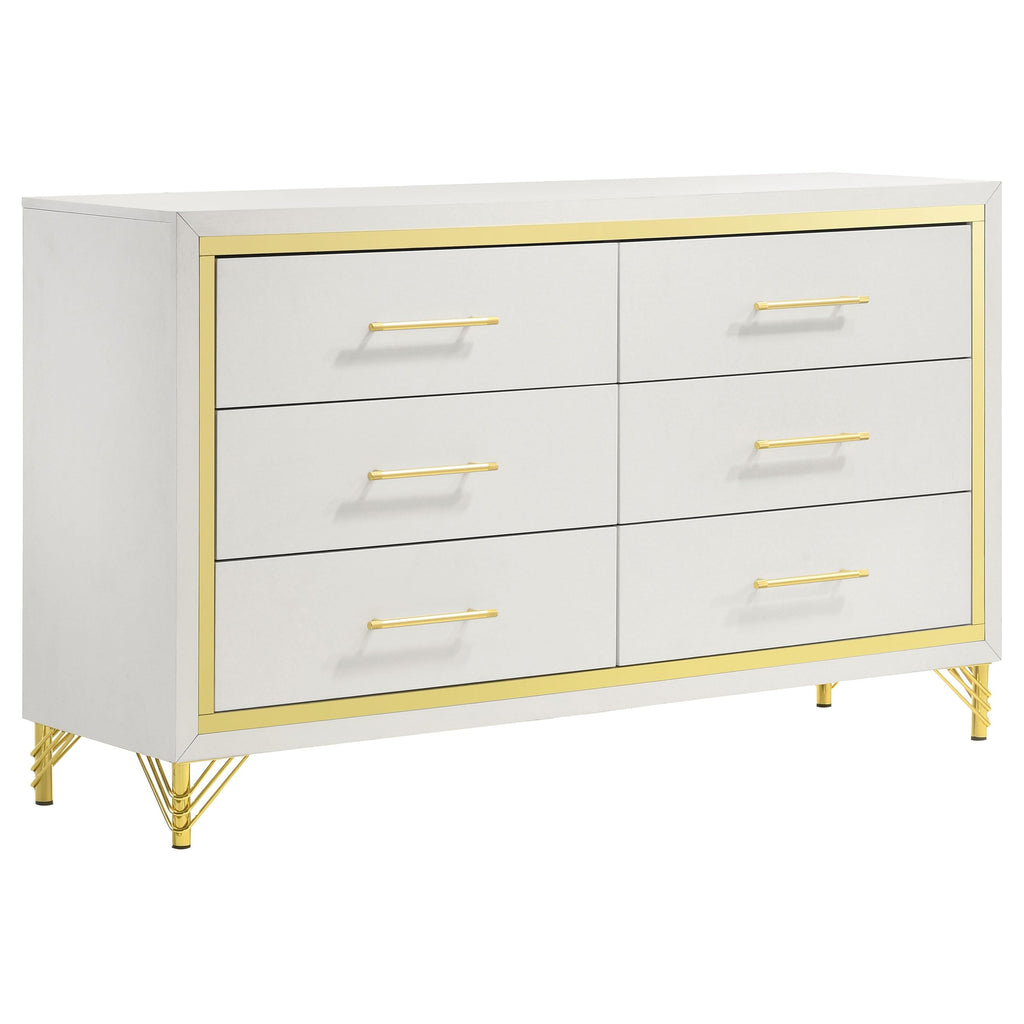 White Upholstered Bed Frame for Bedroom Furniture