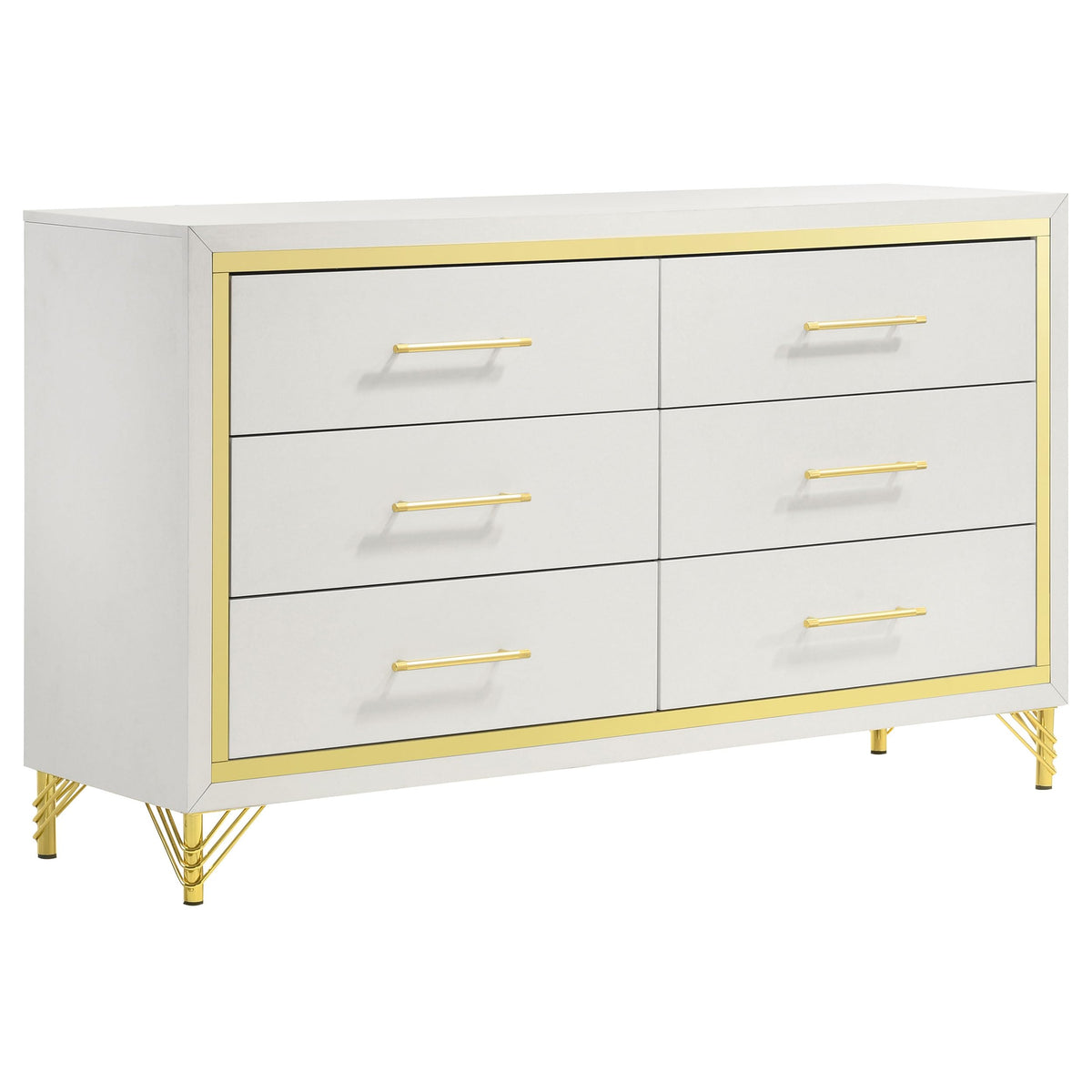 White Upholstered Bed Frame for Bedroom Furniture