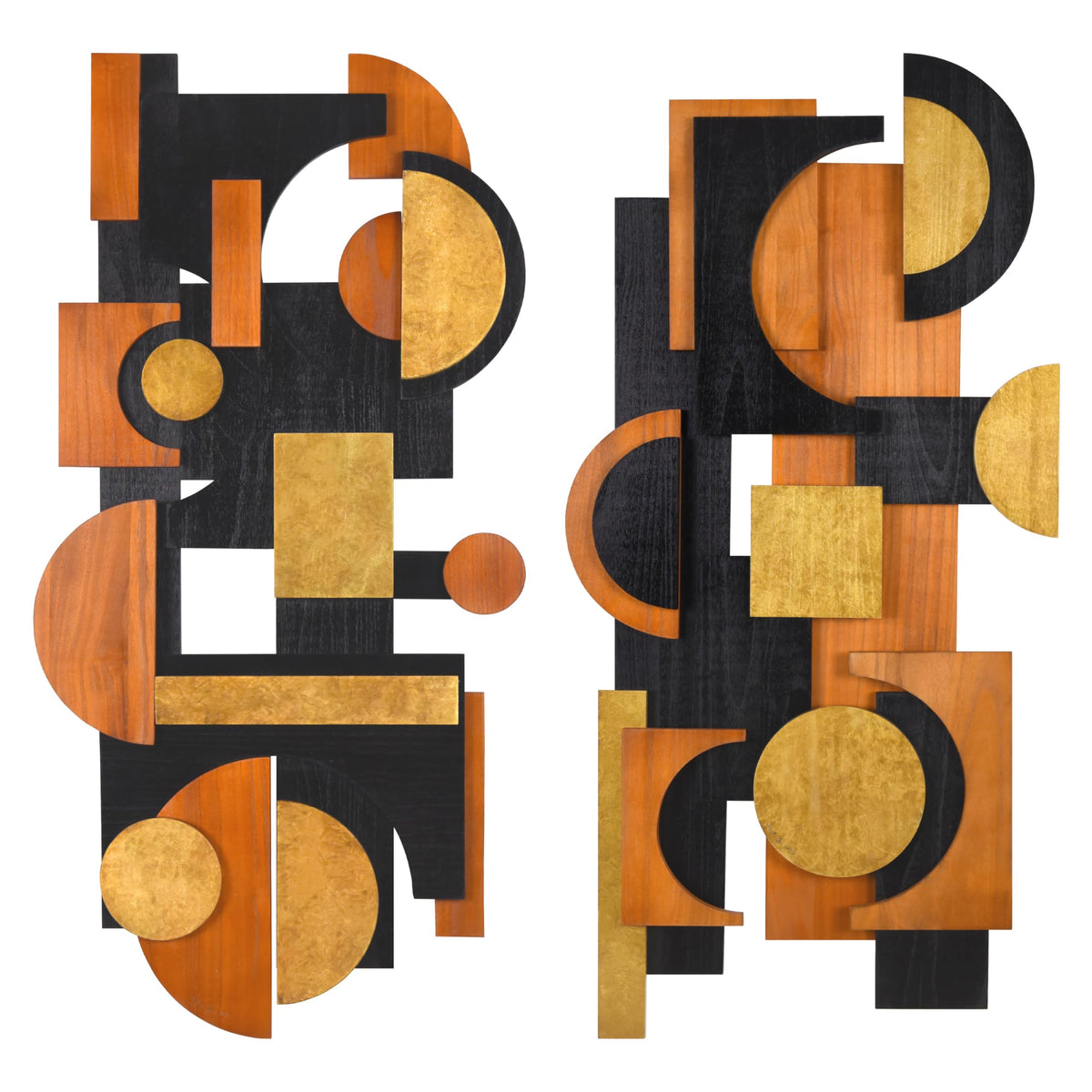 Handmade Solid Wood Abstract Wall Art for Living