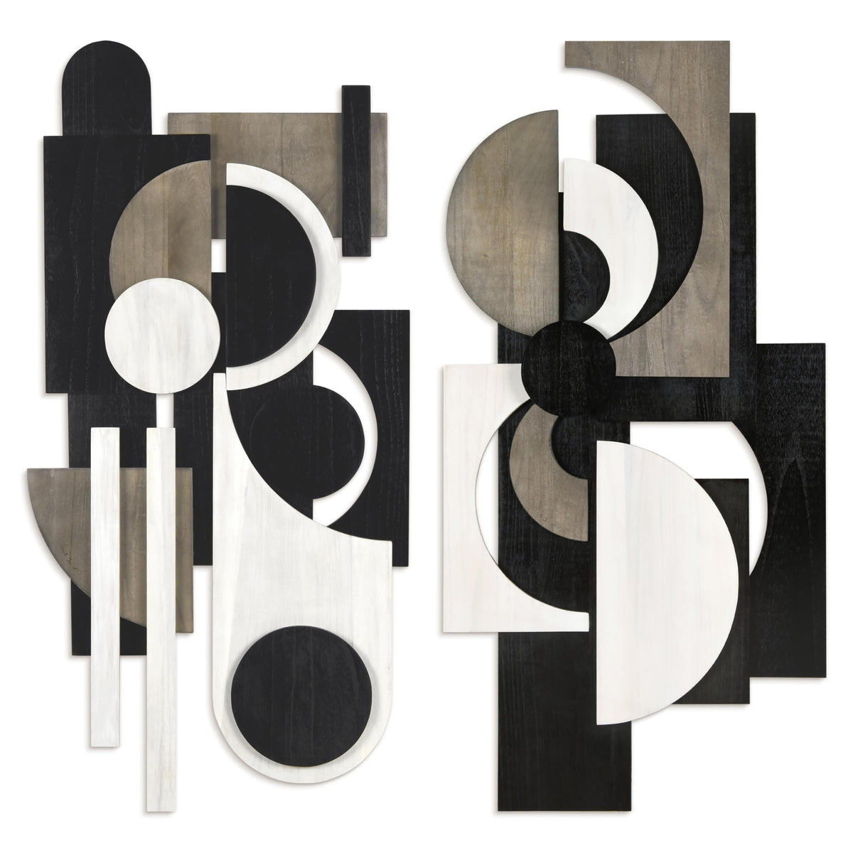 Handmade Solid Wood Abstract Wall Art for Living