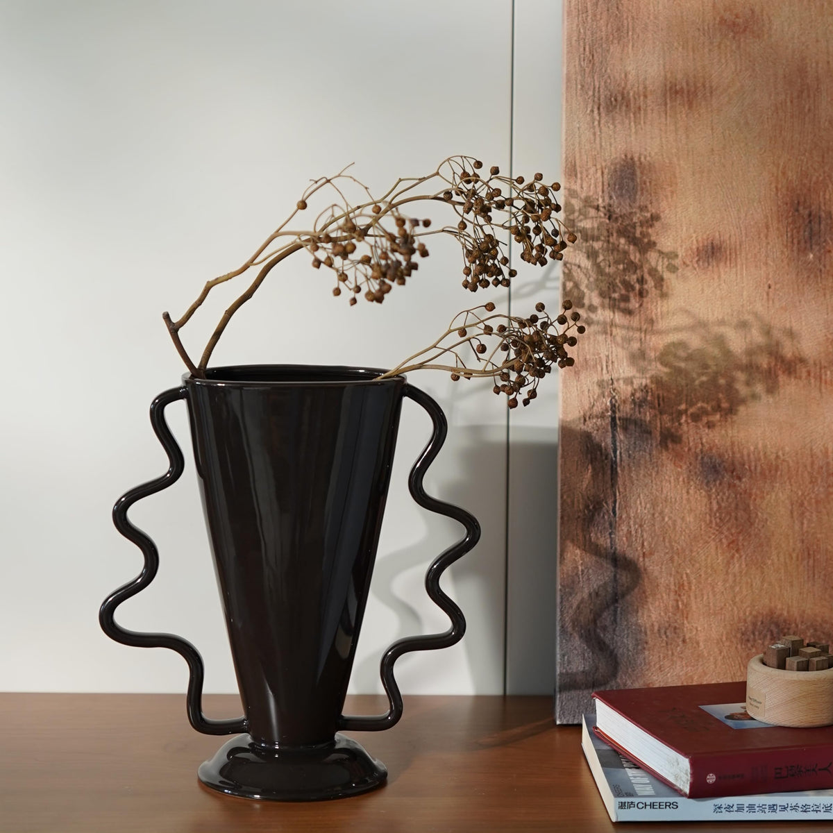Vintage Ceramic Decorative Vase for Living Room and Entrance