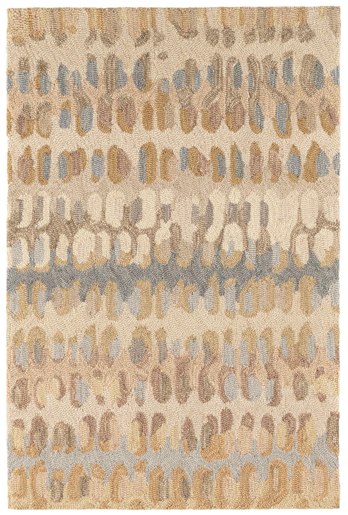 Forest Abstract Wool Area Rug 9.5x13.5 Feet for Home Decor