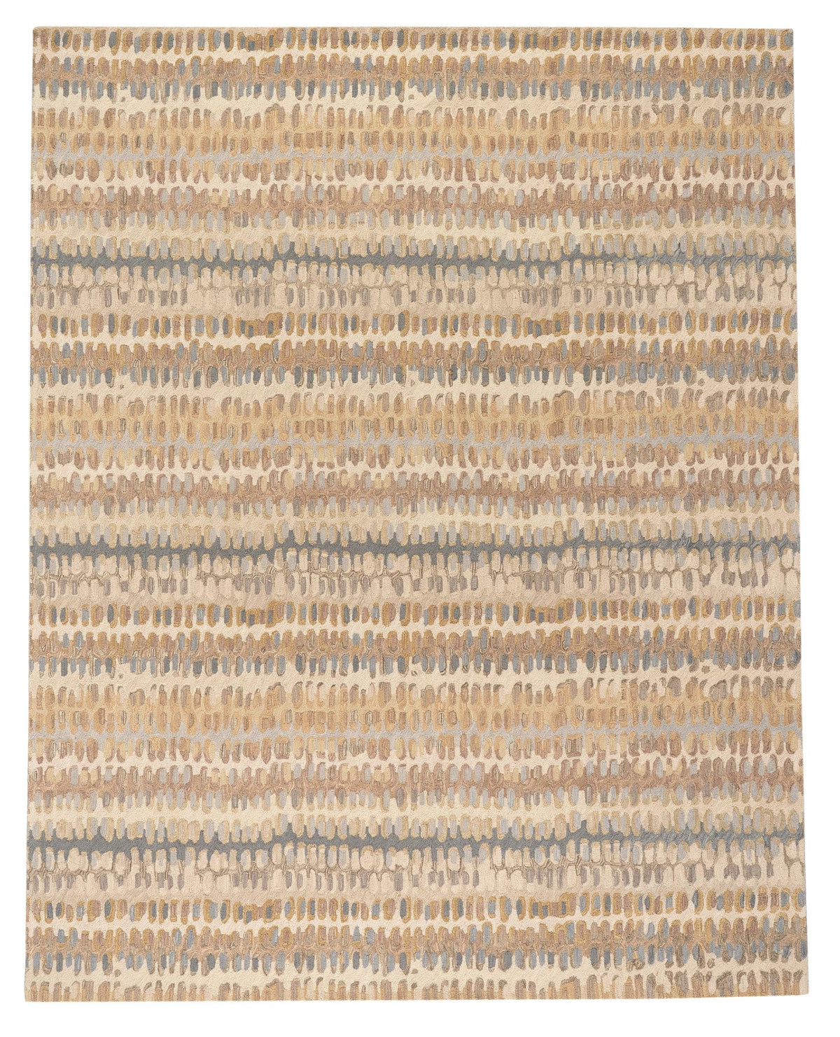 Forest Abstract Wool Area Rug 9.5x13.5 Feet for Home Decor