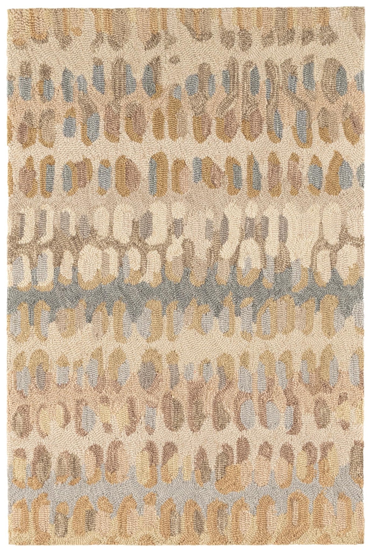 Forest Abstract Wool Area Rug 9.5x13.5 Feet for Home Decor