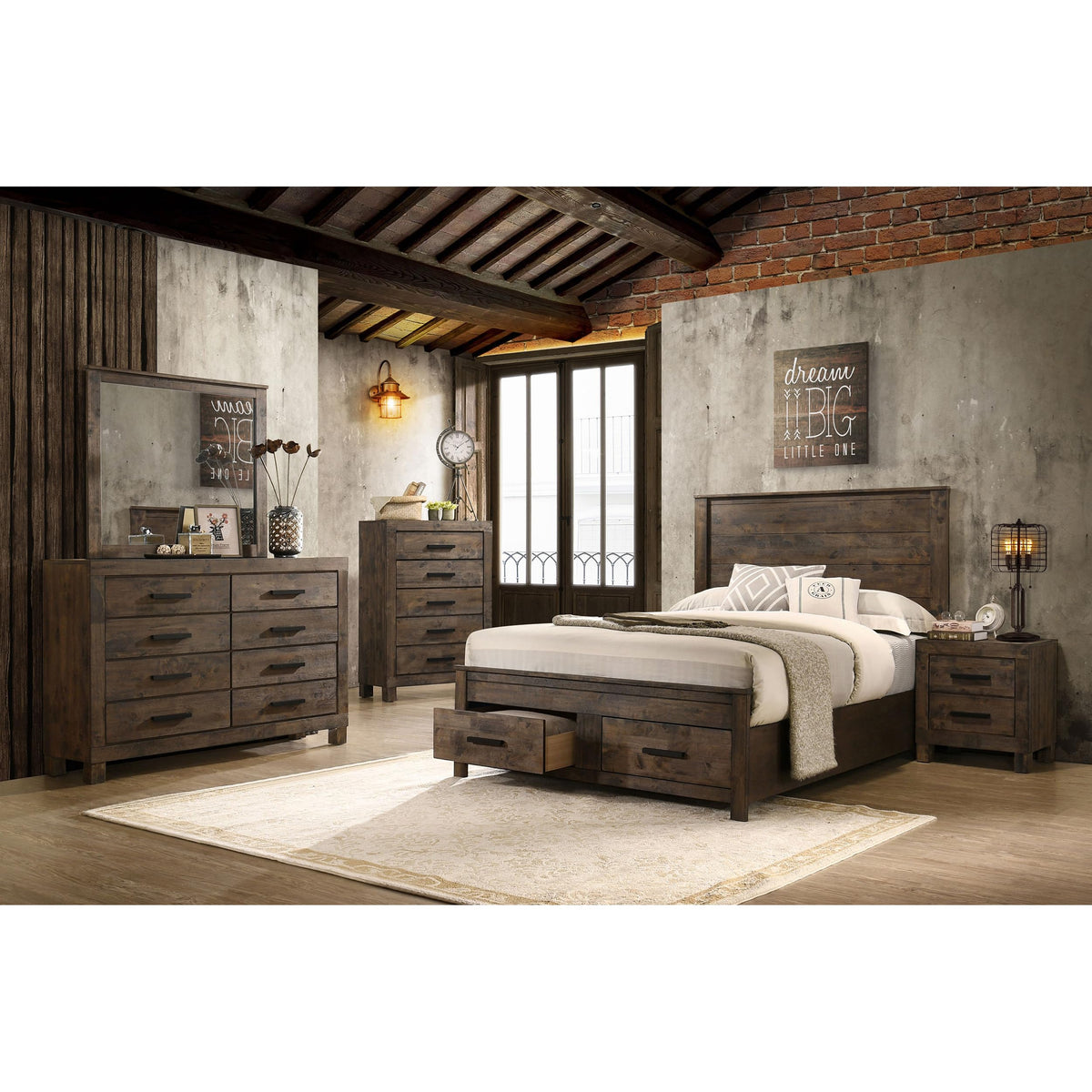 Modern Upholstered Bed Frame for Bedroom Furniture