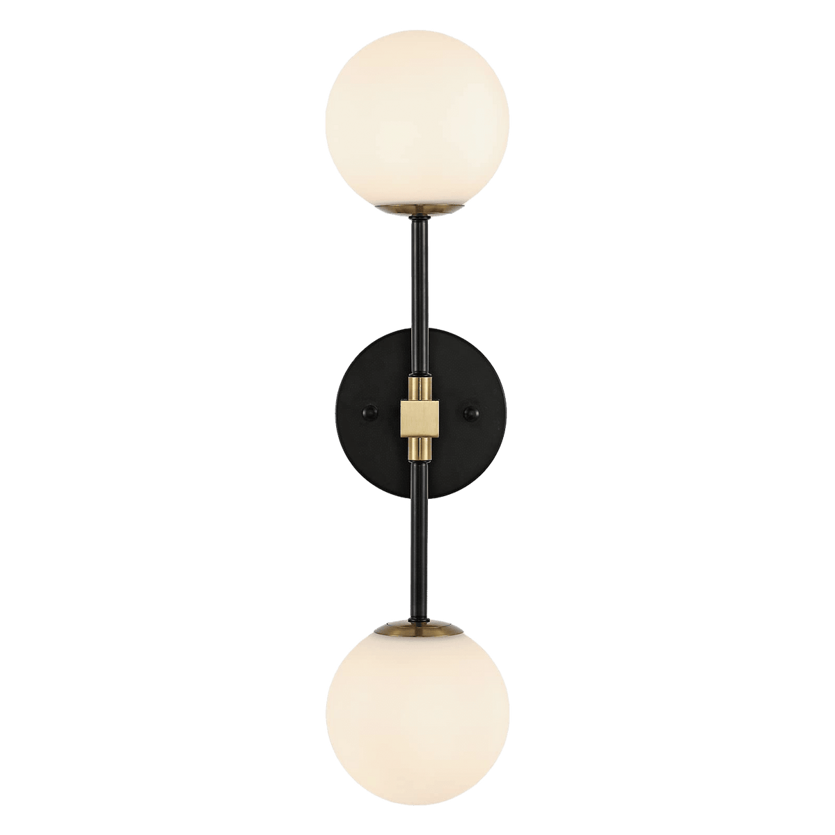 Modern Single Wall Sconce with Clear Glass Shade for Bathroom Vanity